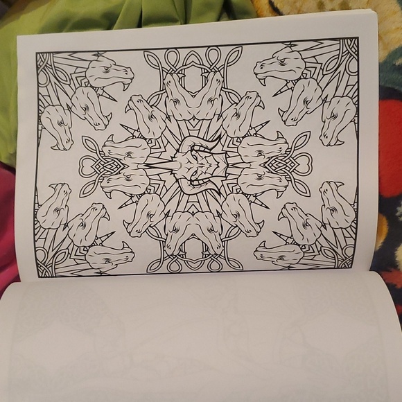 Celtics dragon coloring book - Picture 10 of 14